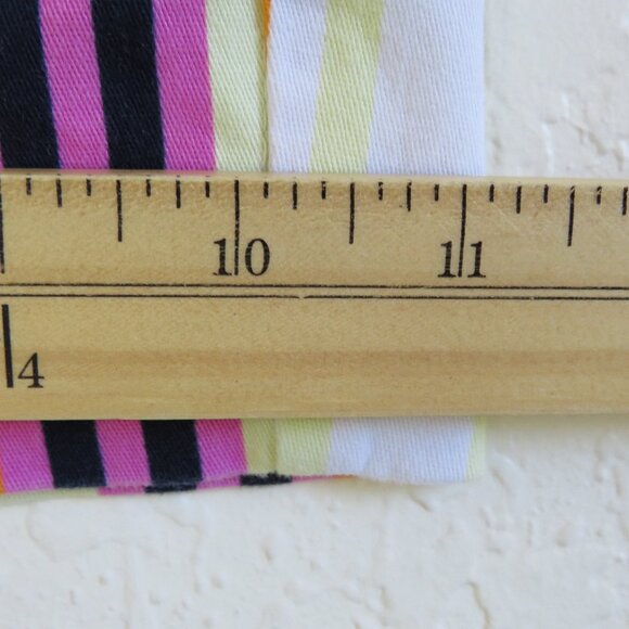 a.n.a.* Women's 1" Belt Loop Multipocketed Hidden Closure Stripe Shorts~ Size 6 - Picture 9 of 11